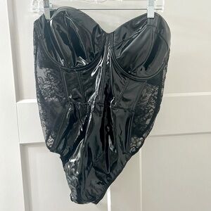 New Without Tags XXL Victoria’s Secret Latex Style Bodysuit